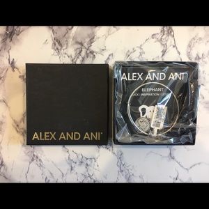Alex and Ani elephant charm bracelet
